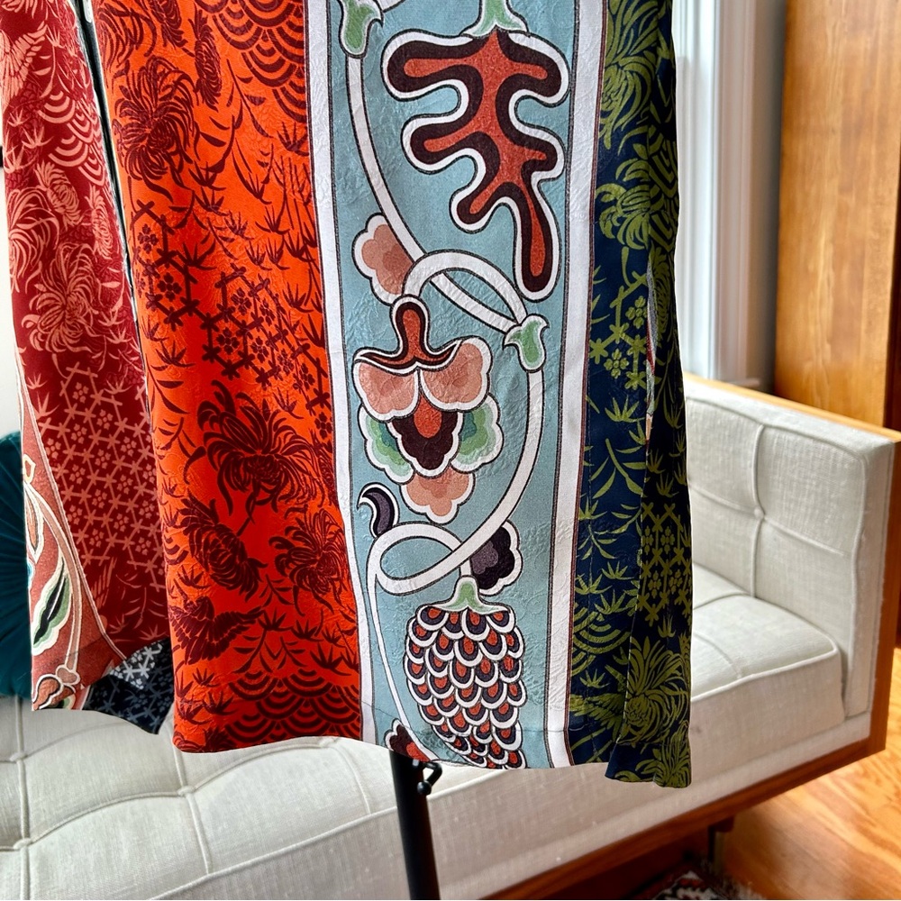 Citron Multicolor Patchwork Button-Down Shirt - T… - image 5